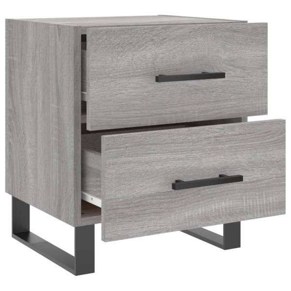 Nachttisch Grau Sonoma 40x35x47,5 cm Holzwerkstoff