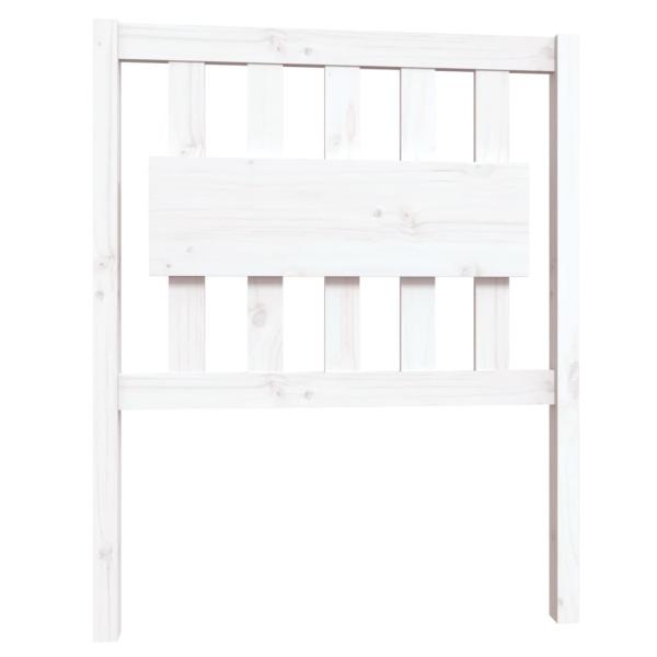 Massivholzbett ohne Matratze Weiß