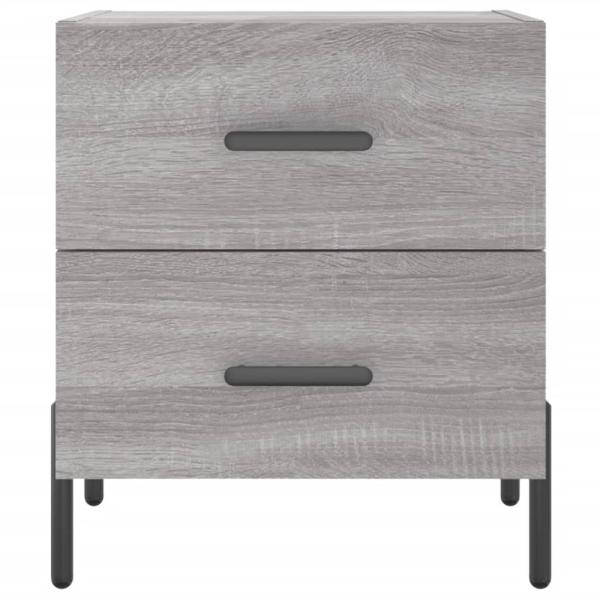 Nachttisch Grau Sonoma 40x35x47,5 cm Holzwerkstoff