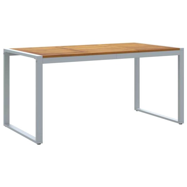 Garten Essgruppe 7 pcs Grau Massivholz Akazie
