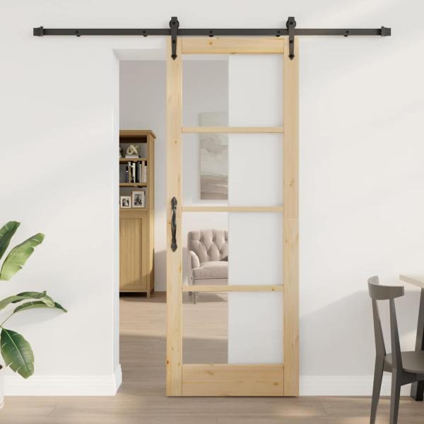 ARDEBO.de - Schiebetür mit Hardware Set 'ORKDAL'78x211 cm