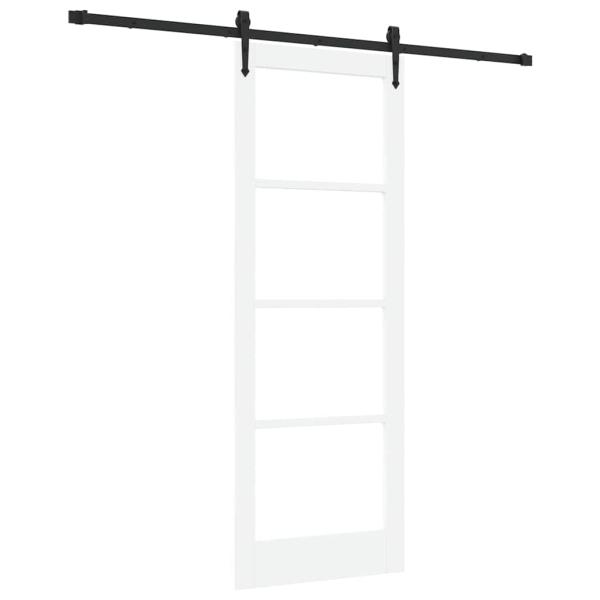 Schiebetür mit Hardware Set 'ORKDAL'Weiß 78x211 cm