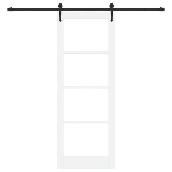 Schiebetür mit Hardware Set 'ORKDAL'Weiß 78x211 cm