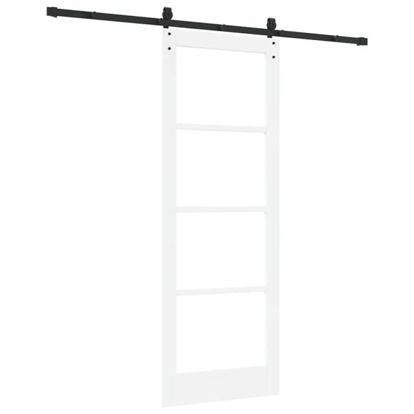Schiebetür mit Hardware Set 'ORKDAL'Weiß 78x211 cm