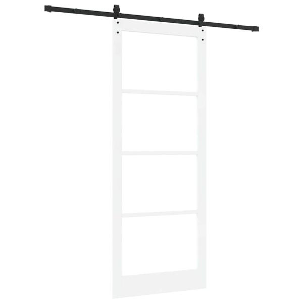 Schiebetür mit Hardware-Set 'ORKDAL'Weiß 93x232 cm