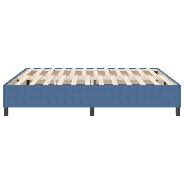 Boxspringbett Blau Cordstoff