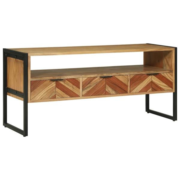 ARDEBO.de - TV-Schrank 100x35x50 cm Massivholz Akazie