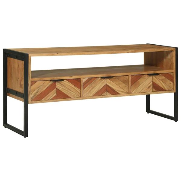 TV-Schrank 100x35x50 cm Massivholz Akazie