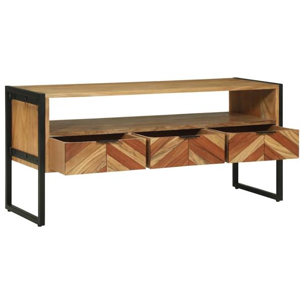 TV-Schrank 100x35x50 cm Massivholz Akazie