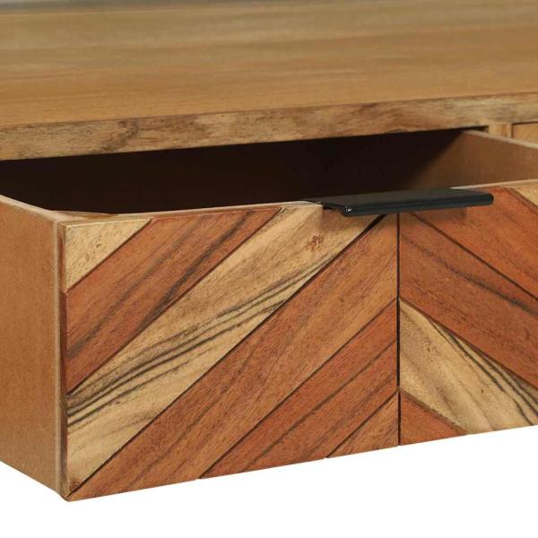 TV-Schrank 100x35x50 cm Massivholz Akazie