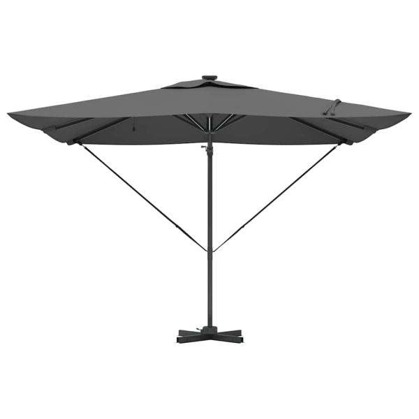 Freischwingender Roma Parasol 286 x 285 x 270 cm Aluminium
