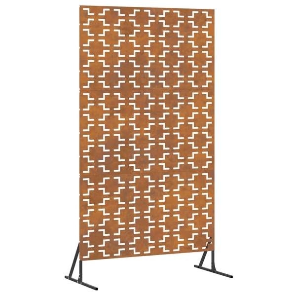 Sichtschutz 100x50x180 cm aus wetterfestem Stahl