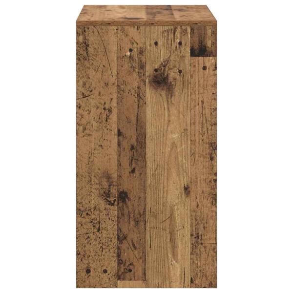Rustikaler Schreibtisch Altholz Holzwerkstoff 60 x 40 x 76 cm