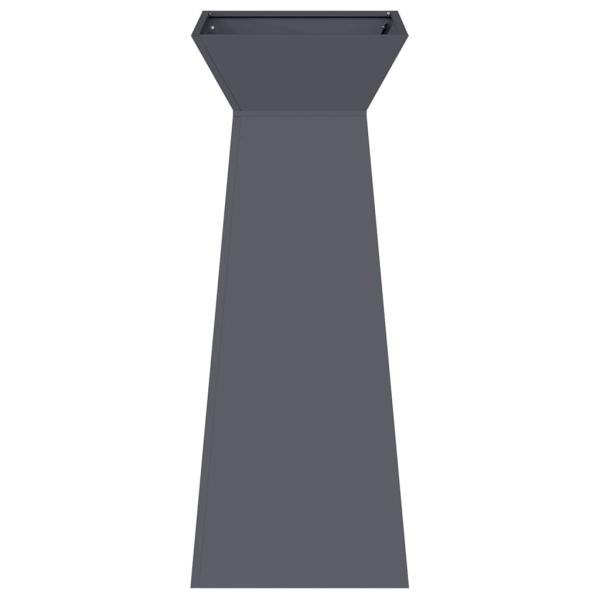 Pflanzenständer Anthrazit Kunststoff 40 x 40 x 101 cm