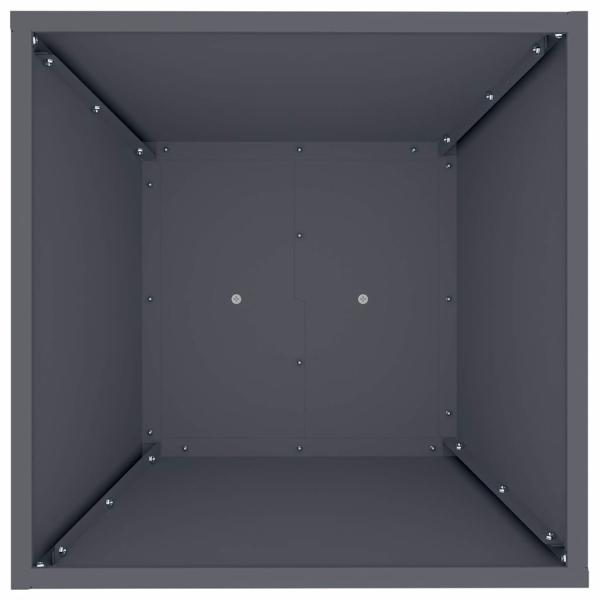 Pflanzenständer Anthrazit Kunststoff 40 x 40 x 101 cm