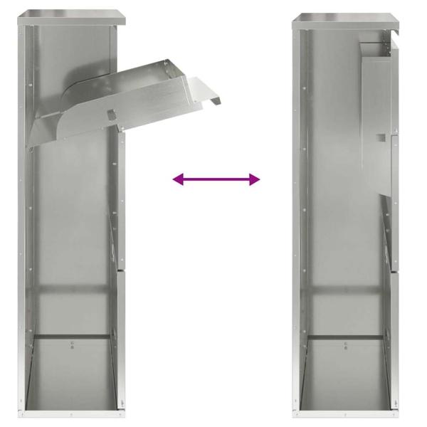 Paketdropbox 44x22x82 cm Verzinkter Stahl