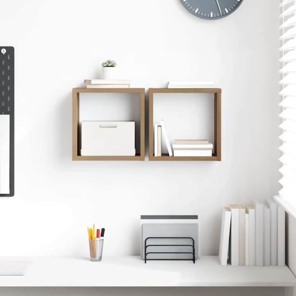ARDEBO.de - Wandregale Artisan-Eiche MDF 26 x 15 x 26 cm Wandmontage