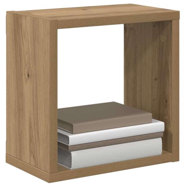 Wandregale Artisan-Eiche MDF 26 x 15 x 26 cm Wandmontage