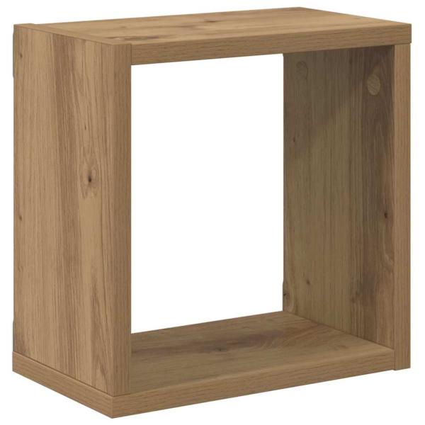 Wandregale Artisan-Eiche MDF 26 x 15 x 26 cm Wandmontage