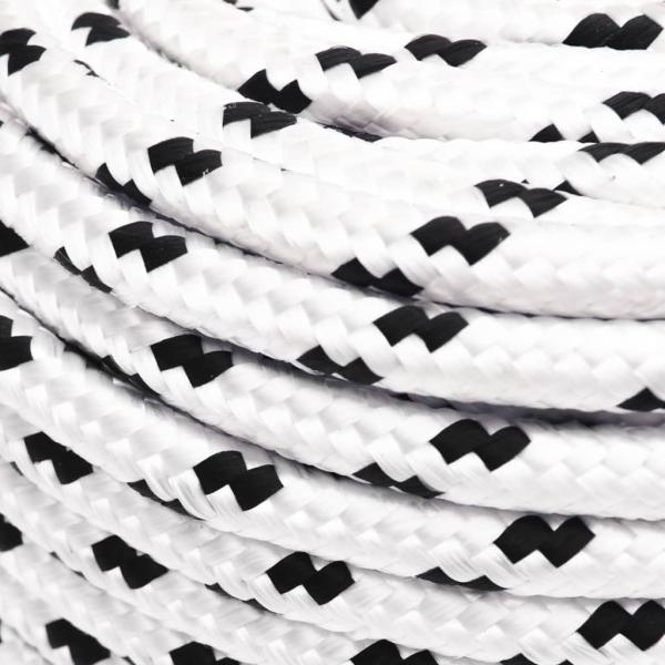 Bootsseil Geflochten Weiß 8 mmx25 m Polyester