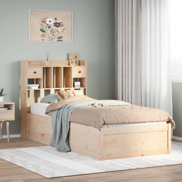ARDEBO.de - Massivholzbett ohne Matratze 100x200 cm Kiefernholz