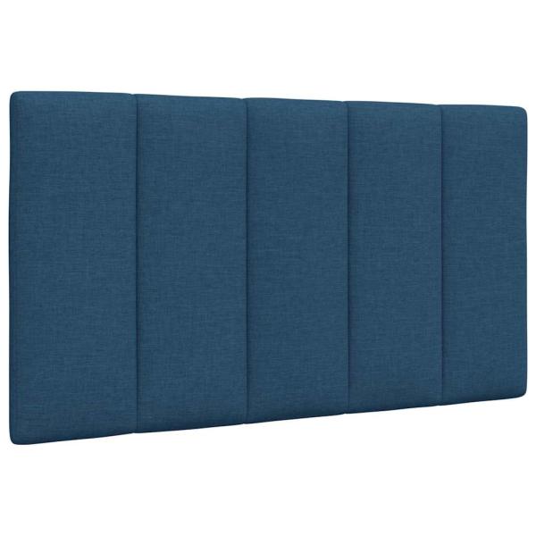 Bettgestell ohne Matratze "Hanko" Blau 90x200 cm Stoff