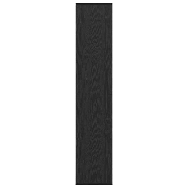 Bücherregal Schwarze Eiche 132 x 29 x 141.5 cm Holzwerkstoff