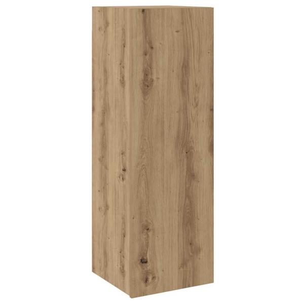 TV-Schrank-Set 10 pcs Eiche handwerklich 30,5 x 30 x 90 cm