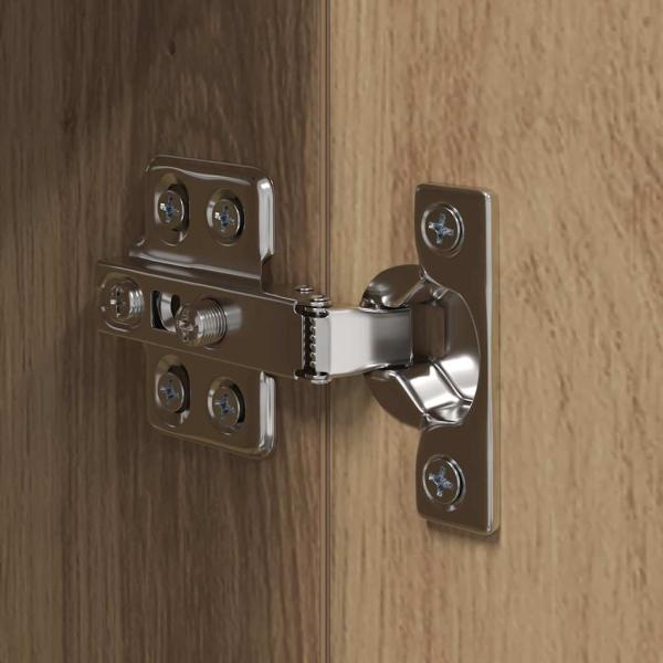 TV-Schrank Set mit Regal Wandmontiert Sonstiges mit Speicher 8 pcs Eiche handwerklich