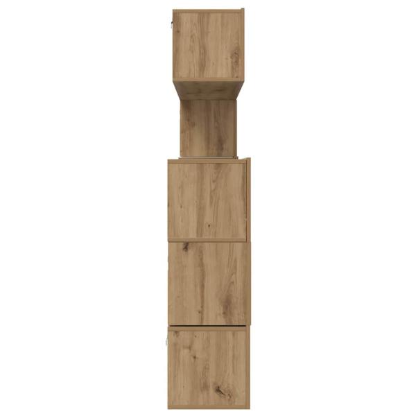 TV-Schrank-Set 8 pcs Eiche handwerklich 80 x 30 x 30 cm