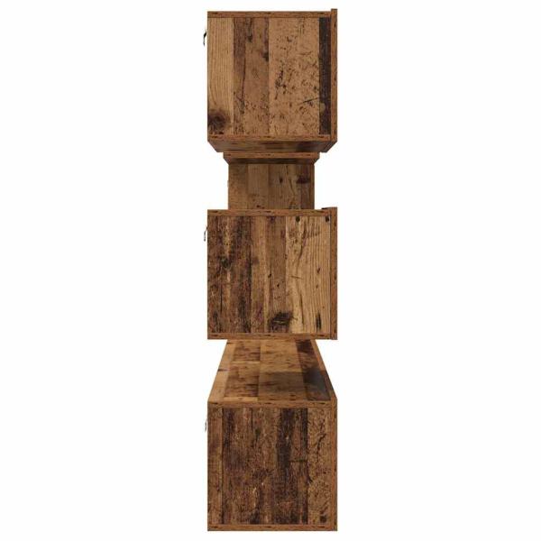 TV-Schrank-Set 6 pcs Altholz 30,5 x 30 x 90 cm Holzwerkstoff