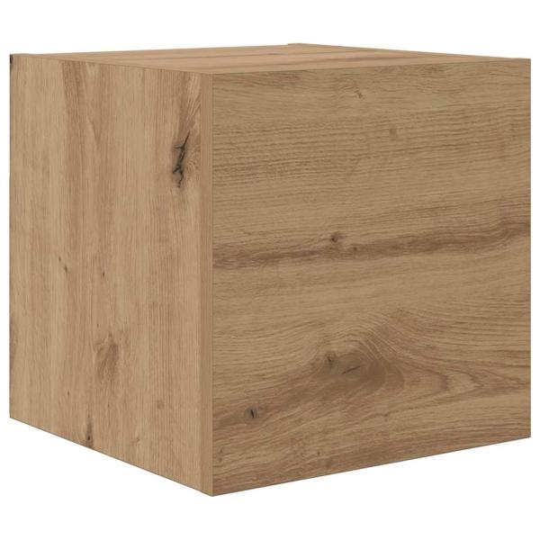 TV-Schrank-Set 8 pcs Eiche handwerklich 80 x 30 x 30 cm