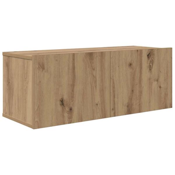 TV-Schrank-Set 8 pcs Eiche handwerklich 80 x 30 x 30 cm