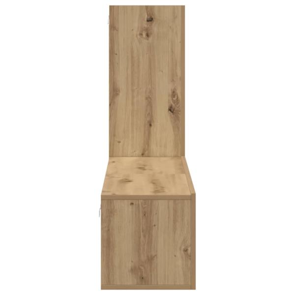 TV-Schrank-Set 3 pcs Eiche handwerklich 150,5 x 30 x 90 cm