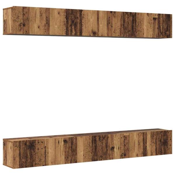 TV-Schrank-Set 6 pcs Altholz 60 x 30 x 35 cm Holzwerkstoff