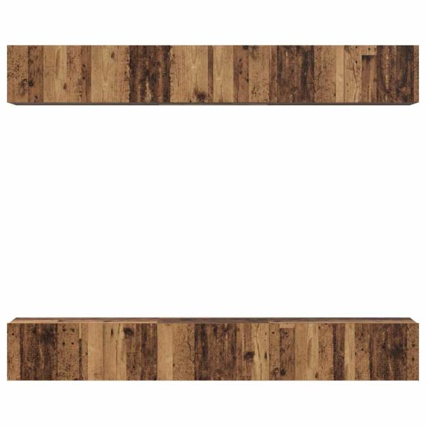 TV-Schrank-Set 6 pcs Altholz 60 x 30 x 35 cm Holzwerkstoff