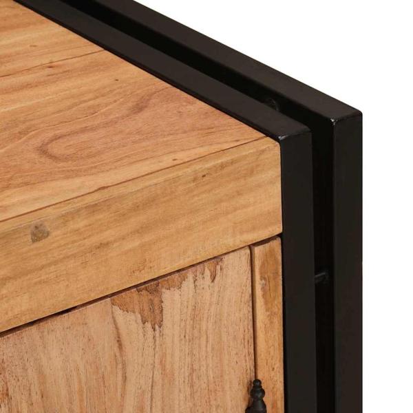 Nachttisch Braun 38 x 33 x 58 cm Akazie Massivholz