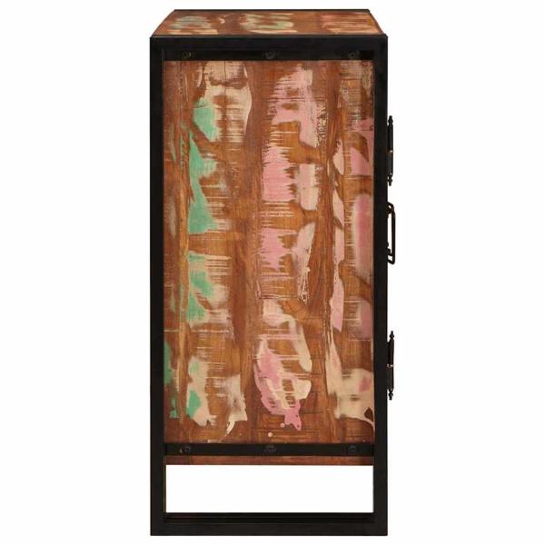 Nachttisch Mehrfarbig 38 x 33 x 58 cm recyceltes Massivholz