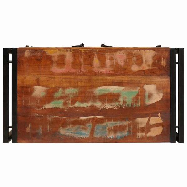 Nachttisch Mehrfarbig 38 x 33 x 58 cm recyceltes Massivholz