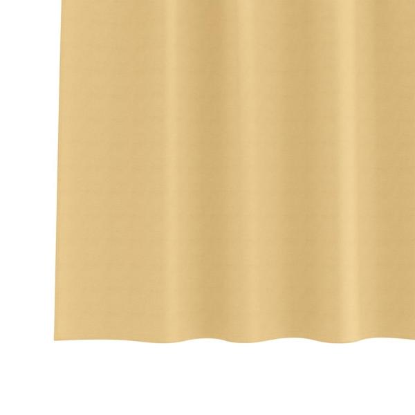 Verdunkelungs-Vorhänge mit Ringen 2 Stk. Beige 140 x 140 cm