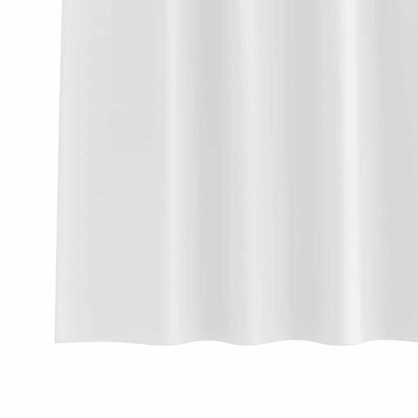 Verdunkelungs-Vorhänge mit Ringen 2 Stk. Reinweiß 245 x 140 cm