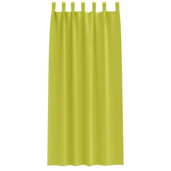 Verdunkelungsvorhänge 2 pcs Apfelgrün 225 x 140 cm Polyester