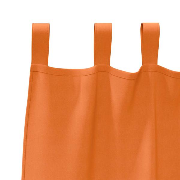 Verdunkelungsvorhänge 2 pcs Leuchtendes Orange 225 x 140 cm