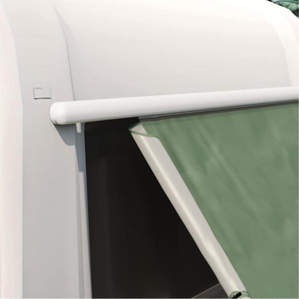 Zelt mit Dach Sonstiges mit Luftentlüftung Grün und Schwarz 190 x 150 x 185 cm