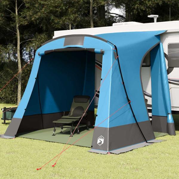 Zelt mit Dach Sonstiges Blau und Schwarz 285 x 255 x 245 cm Polyester