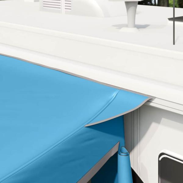 Zelt mit Dach Sonstiges Blau und Schwarz 285 x 255 x 245 cm Polyester
