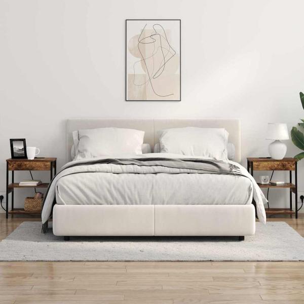 Nachttische 2 pcs Räuchereiche 41 x 31 x 51 cm Holzwerkstoff