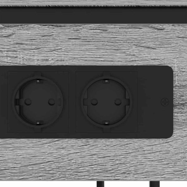 Nachttisch Grau Sonoma 28,1 x 40,9 x 75 cm Holzwerkstoff