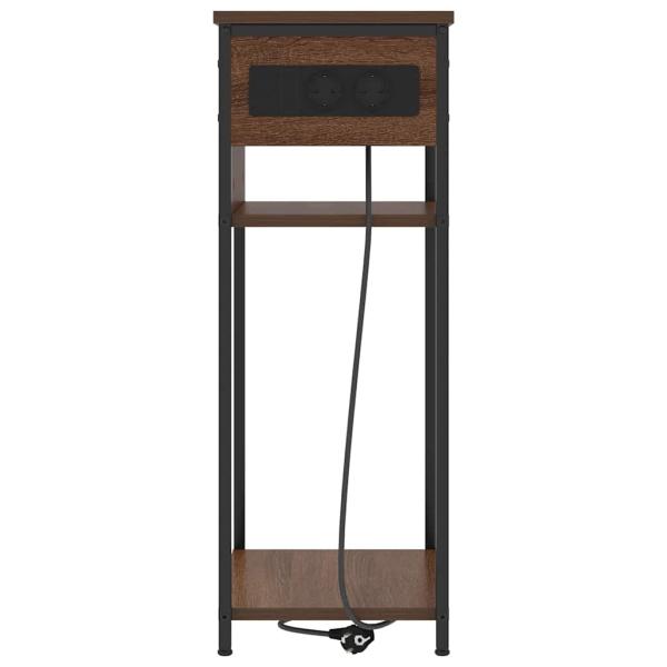 Nachttisch Braune Eiche 41 x 28 x 76 cm Holzwerkstoff