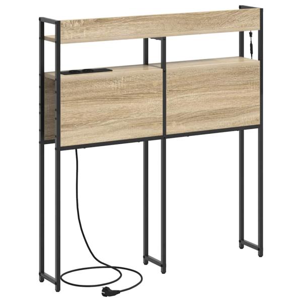 Stauraum-Kopfteil Sonoma Eiche 75 cm Holzwerkstoff